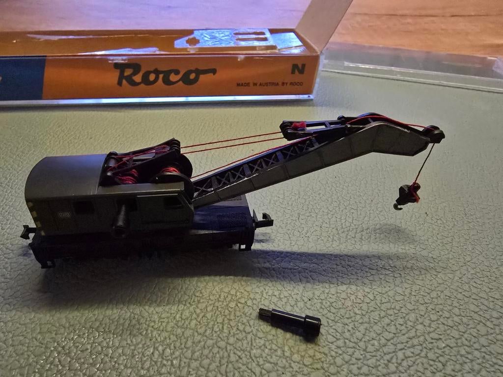 Roco 02350A Kraanwagen Spoor N, Hobby en Vrije tijd, Modeltreinen | N-Spoor, Ophalen of Verzenden, Gebruikt, Wagon, Roco