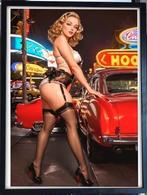 [Poster in Frame] Sexy Retro Pin up Lingerie Las Vegas, Ophalen of Verzenden, Nieuw, A1 t/m A3, Film en Tv