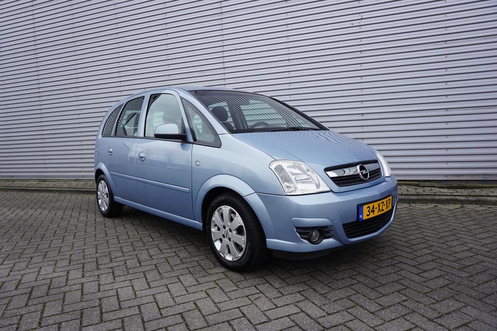 Opel Meriva 1.8-16V Temptation Climate / Elektr. ramen / Par, Auto's, Stof, 4 cilinders, Blauw, 1796 cc