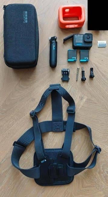 Overcompleet: GoPro Hero 10, Audio, Tv en Foto, Ophalen of Verzenden, Zo goed als nieuw, GoPro