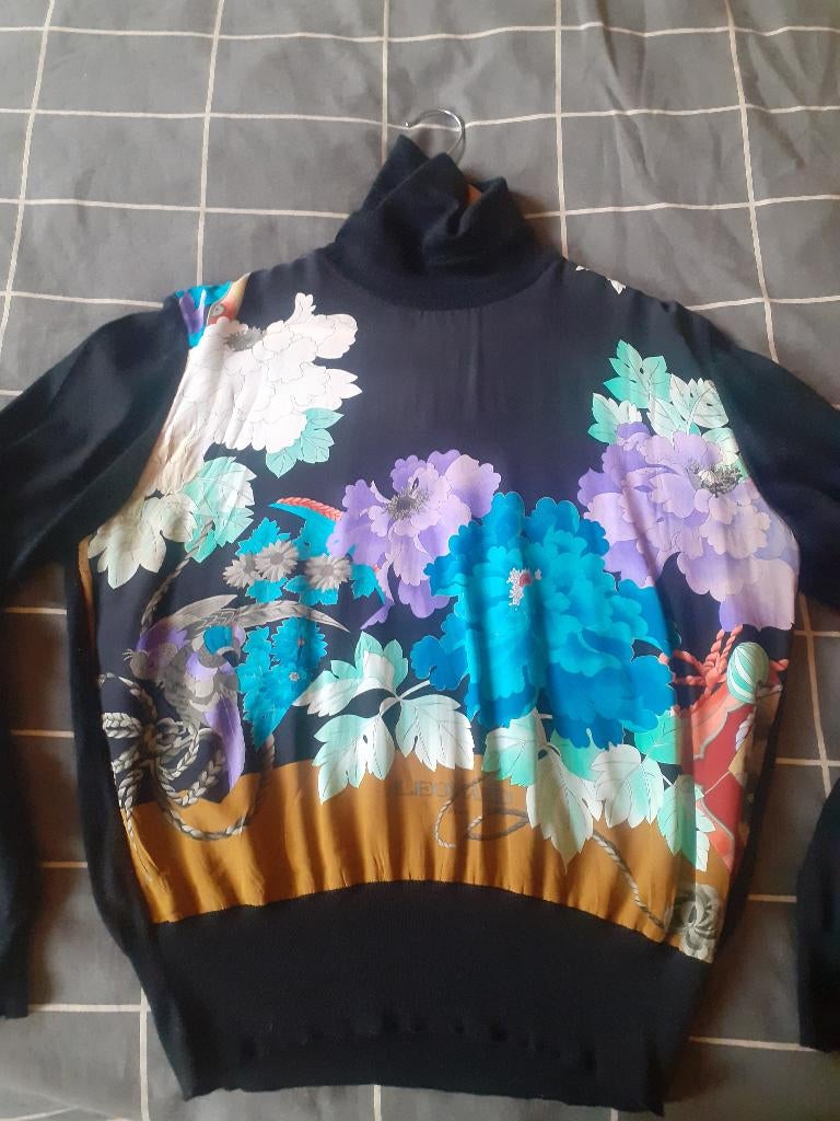 Léonard vintage kleding, Kleding | Dames, Jurken, Overige kleuren, Verzenden, Maat 42/44 (L), Zo goed als nieuw