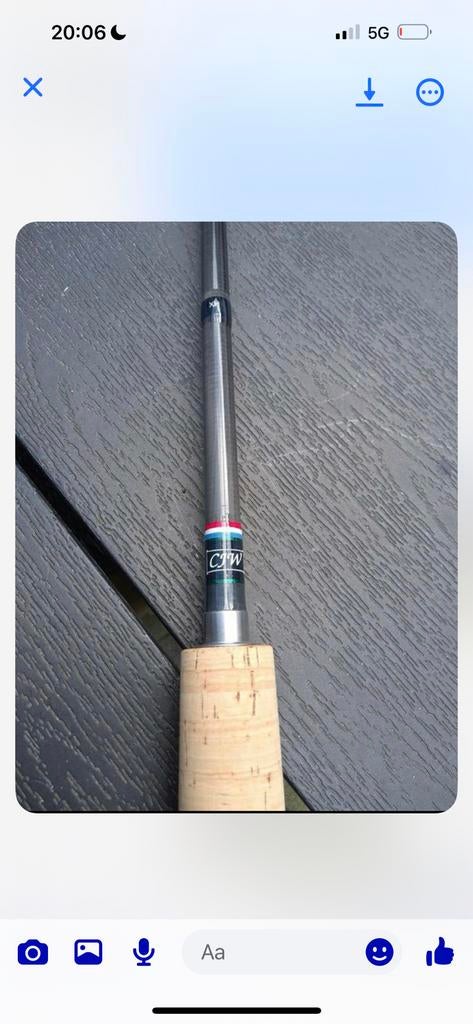te koop cjw jerkbait 2 meter met shimano curado, Watersport en Boten, Ophalen of Verzenden
