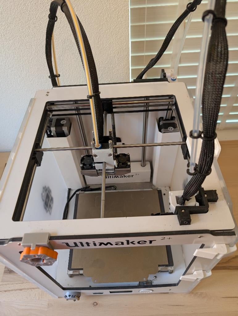 Ultimaker 2+ (Mark 2 Dual Extrusion Upgrade) UM3, Computers en Software, 3D Printers, Ophalen, Gebruikt, Ultimaker, Filament