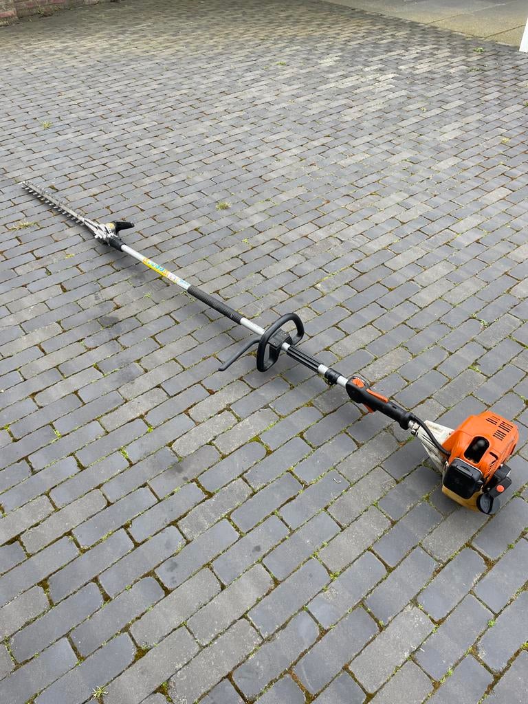 Stihl HL75 Heggenschaar benzine, Ophalen, Zo goed als nieuw, Benzine