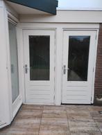 Hardhouten buitendeuren, Ophalen, Gebruikt, Buitendeur, 200 tot 215 cm