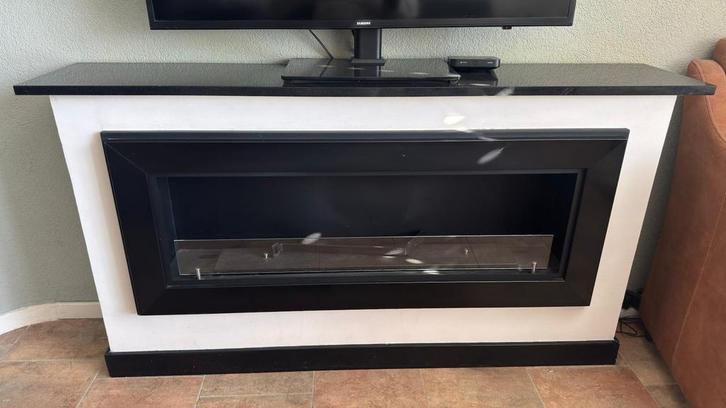 Grote Bio-Ethanol haard ingebouwd, Huis en Inrichting, Haarden, Zo goed als nieuw, Overige soorten, Ophalen of Verzenden