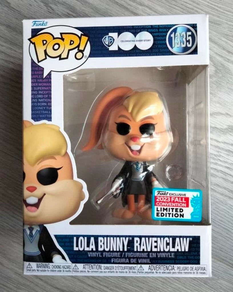 1335 Lola Bunny Ravenclaw Exclusive Funko Pop, Ophalen of Verzenden, Zo goed als nieuw