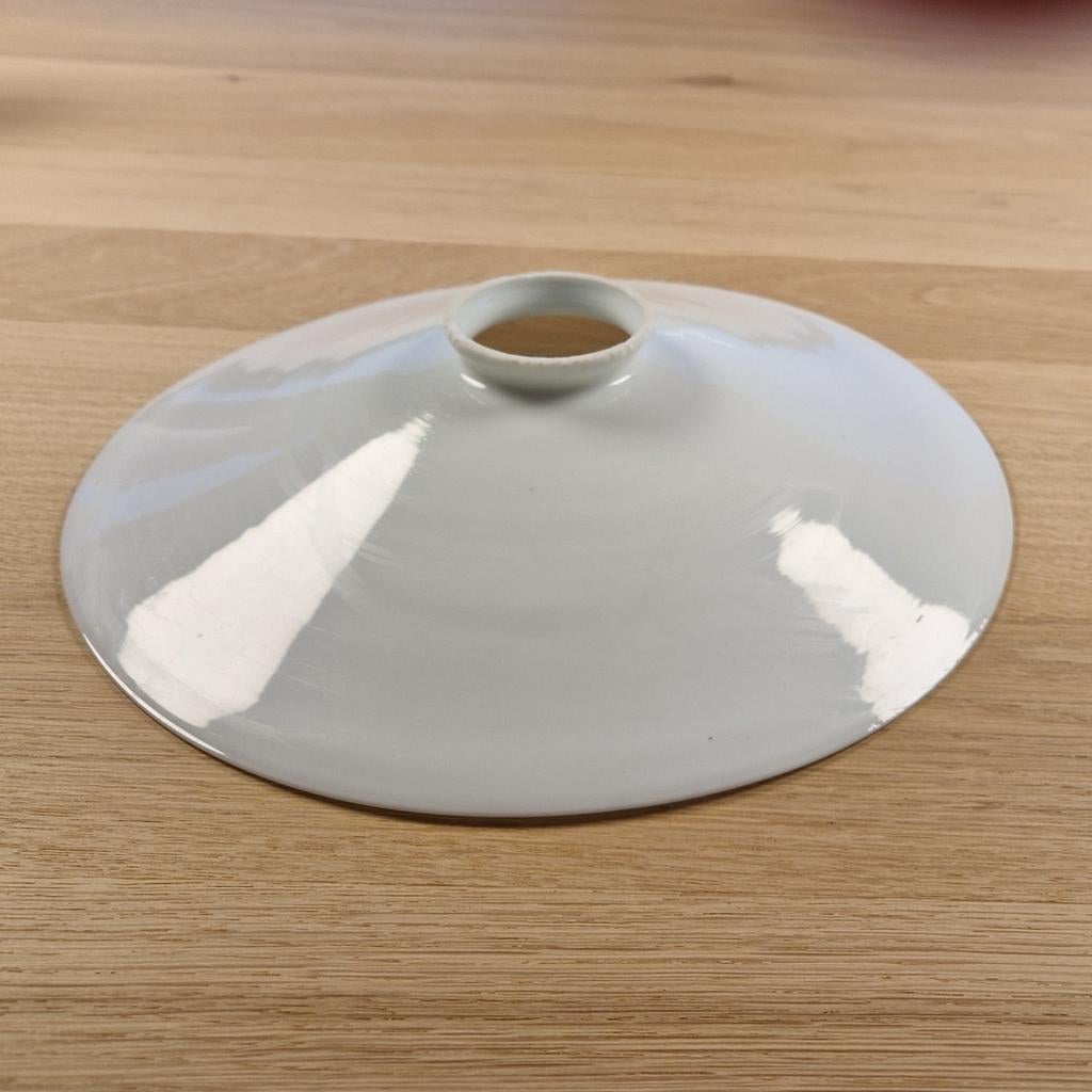 Vintage lampenkapje, Huis en Inrichting, Lampen | Lampenkappen, Ophalen, Gebruikt, Wit, Rechthoekig