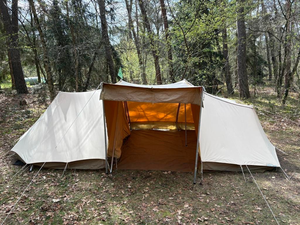 Erdman schmidt wesp met tussenluifel tent, Caravans en Kamperen, Tenten, tot en met 3, Gebruikt, Ophalen of Verzenden