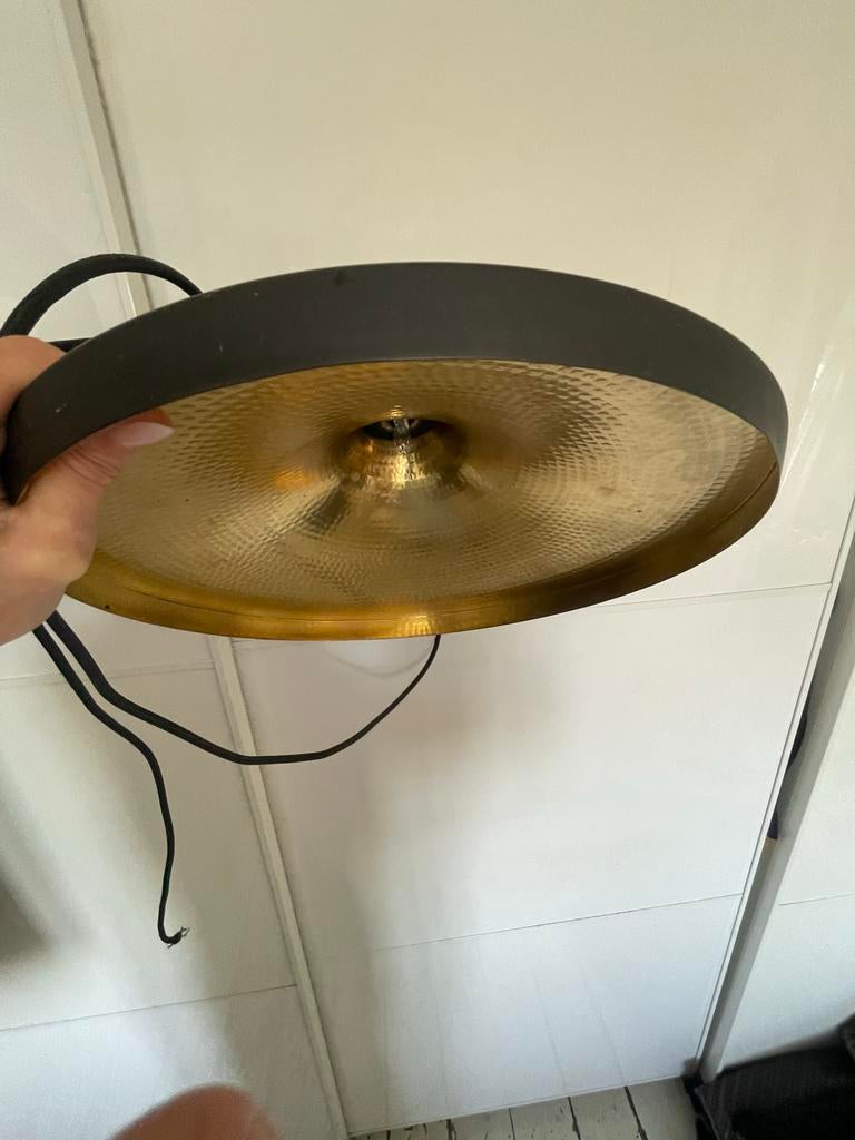 Originele Tom Dixon Beat Hanglamp Zwart/Goud, Ophalen of Verzenden, Zo goed als nieuw, Metaal, Minder dan 50 cm