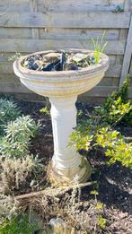 Stenen fontein of vogelbad, Tuin en Terras, Ophalen, Gebruikt