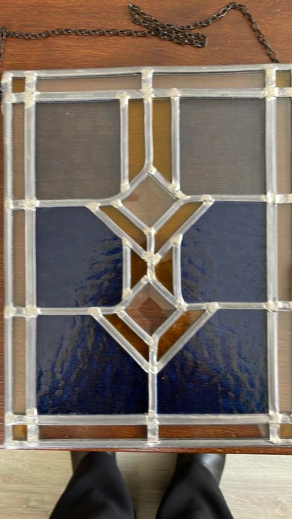 Glas in lood hanger, Ophalen of Verzenden