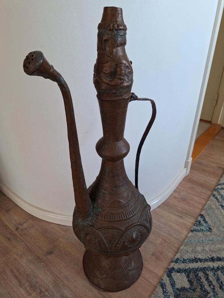 Antieke Oosterse Theepot / Waterkan van Koper, Antiek en Kunst, Antiek | Koper en Brons, Ophalen