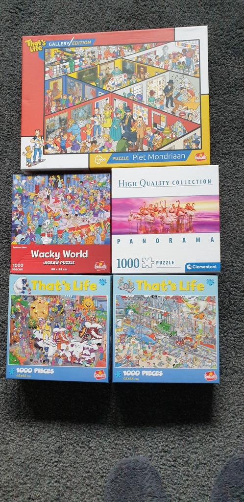Puzzels., Ophalen, 500 t/m 1500 stukjes, Zo goed als nieuw