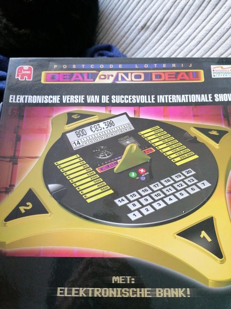 Deal or No Deal - Elektronische Versie, Hobby en Vrije tijd, Gezelschapsspellen | Bordspellen, Een of twee spelers, Ophalen of Verzenden