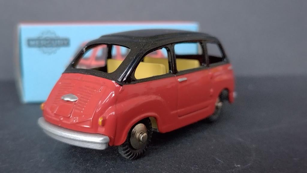 Fiat Multipla 1:43 Mercury Re-edition Pol, Hobby en Vrije tijd, Modelauto's | 1:43, Overige merken, Auto, Verzenden, .