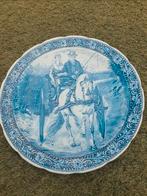 Delfts Blauw groot Wandbord Boch België, Ophalen