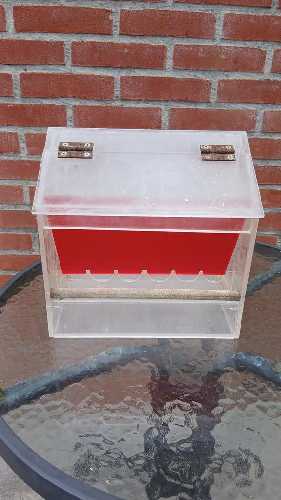 Plexiglas voedersilo voor bv gouldamadines, Ophalen, Gebruikt, Overige typen