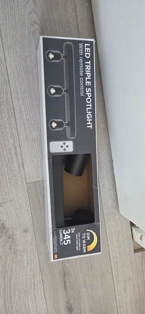 Led triple spotlight, Ophalen of Verzenden, Nieuw, Led