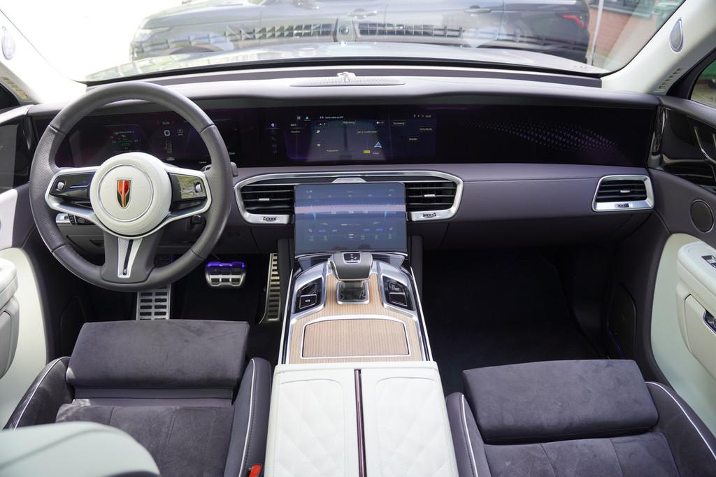 Hongqi E-HS9 Executive Limited 99 kWh / Fabrieksgarantie tot, Auto's, Hongqi, Automaat, 654 min, Zwart, 40 min