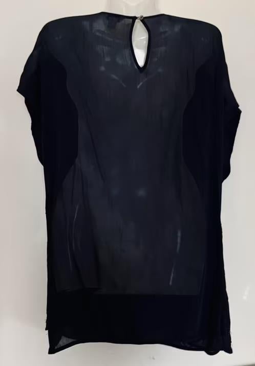 Monsoon blauwe blouse maat 46[v], Kleding | Dames, Ophalen of Verzenden, Zo goed als nieuw, Maat 46/48 (XL) of groter, Blauw