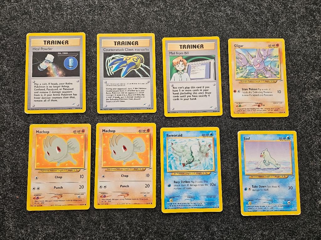 Pokemon Neo Destiny commons, Ophalen of Verzenden, Gebruikt, Meerdere kaarten