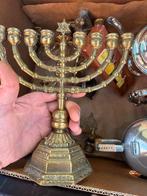 Partij antieke en vintage spullen, inclusief Menora, Antiek en Kunst, Ophalen of Verzenden