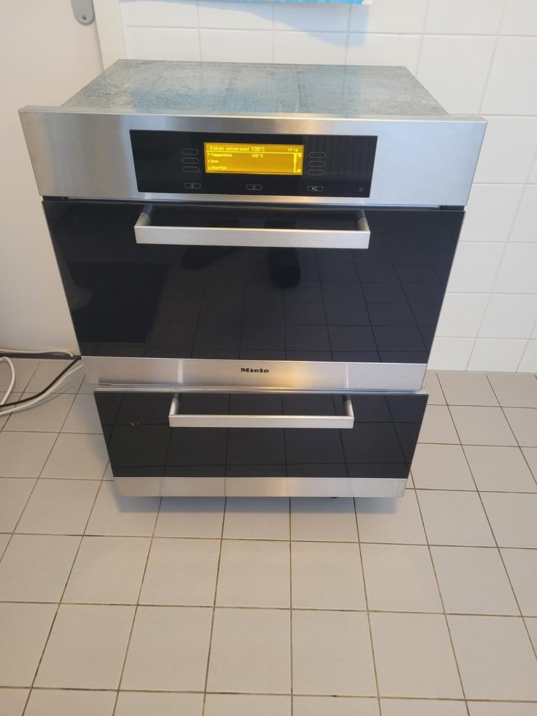 Prachtige miele inbouw stoom oven te koop aangeboden., Ophalen, Zo goed als nieuw, Stoom, 45 tot 60 cm