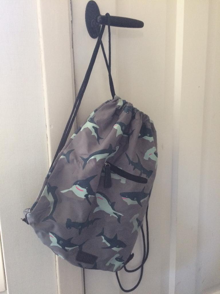 Zebra luxe zwemtas shark met ritsvakje - zgan!, Ophalen of Verzenden, Zo goed als nieuw, Jongens