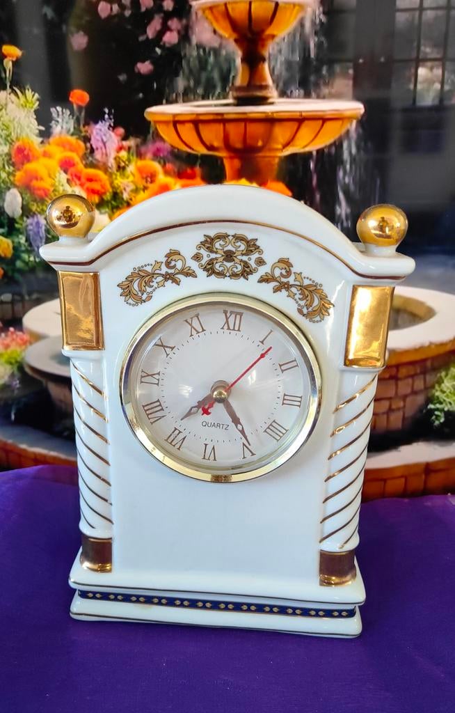 Prachtige Tafelklok, Ophalen of Verzenden, Zo goed als nieuw, Wandklok