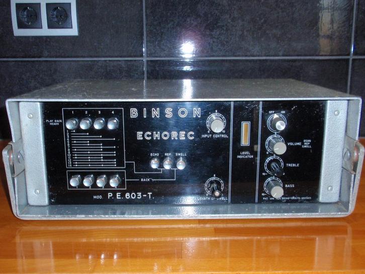 Binson Echorec  P.E.603-T, Muziek en Instrumenten, Effecten, Gebruikt, Chorus, Delay of Echo, Distortion, Overdrive of Fuzz, Reverb