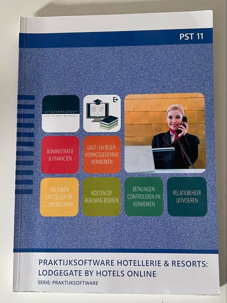 Praktijksoftware Hotellerie & Resorts: LodgeGate by Hotels O, Boeken, Studieboeken en Cursussen, Zo goed als nieuw, MBO, Ophalen of Verzenden