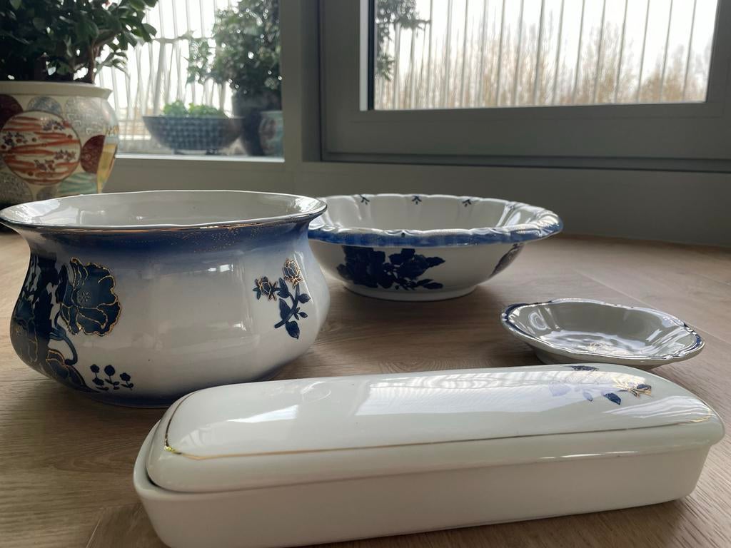 Antiek lampetstel, Engels en Hollands, Antiek en Kunst, Curiosa en Brocante, Ophalen of Verzenden