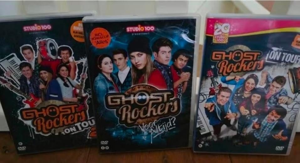 Ghost Rockers- 3x dvds- Studio100- Marie- krasvrij!, Alle leeftijden, Ophalen, Zo goed als nieuw, Overige genres
