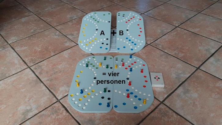 Tocken Tockbord, Multi-Play, 3 t/m 8 personen. vanaf €37,50, Hobby en Vrije tijd, Gezelschapsspellen | Bordspellen, Nieuw, Drie of vier spelers
