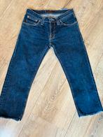 NUDIE JEANS super slim fit pijp 70 cm ( afgeknipt) 28/32, Ophalen of Verzenden, Zo goed als nieuw, Blauw, W32 (confectie 46) of kleiner