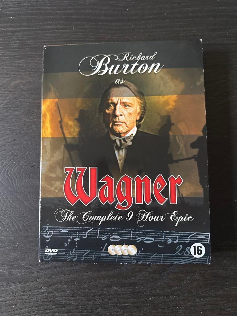 Richard Burton als Wagner - Complete 9 uur durende epische D, Vanaf 16 jaar, Historisch of Kostuumdrama, Boxset, Ophalen of Verzenden