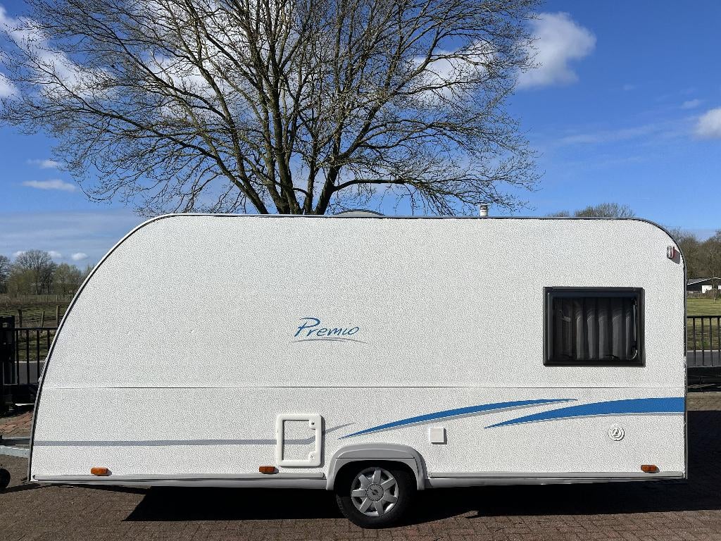 Mooie lichtgewicht Burstner Premio 435 TS, Caravans en Kamperen, Bedrijf, Treinzit, 750 - 1000 kg, Bürstner