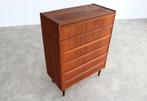 vintage ladenkast | teak | jaren 60 | Deens, Gebruikt, ., Teakhout, 3 of 4 laden