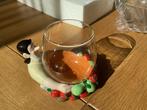 Suske en Wiske glas met houder als Jerom, Fruitmasters, Huis en Inrichting, Keuken | Servies, Ophalen of Verzenden, Nieuw, Glas