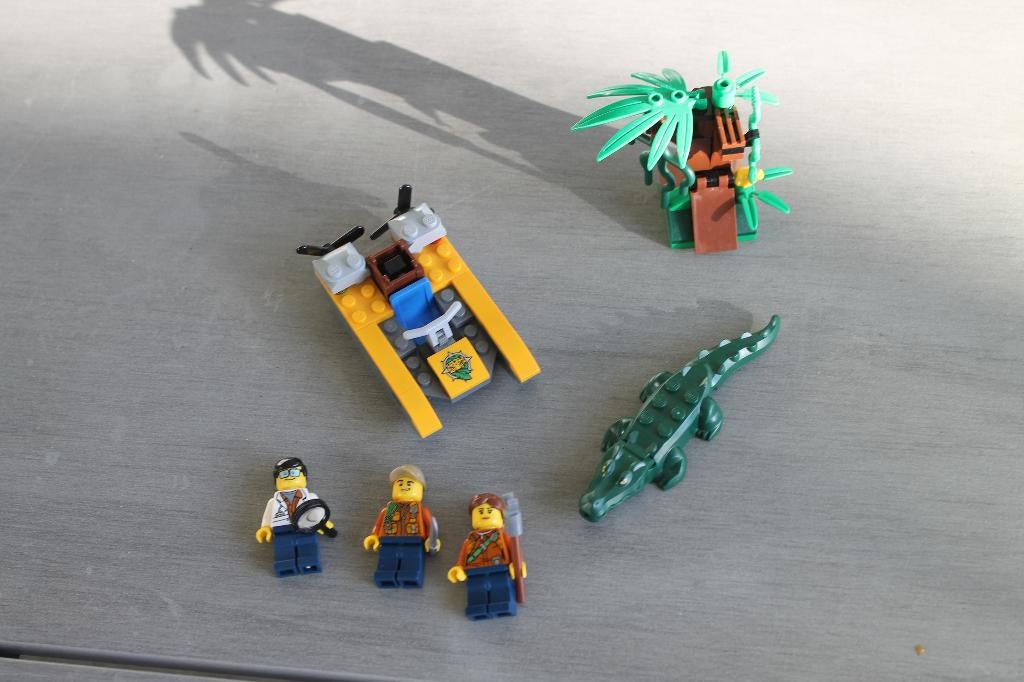 lego cinty jungle verkenningsboot 60157, City, Lego, Ophalen of Verzenden, Zo goed als nieuw