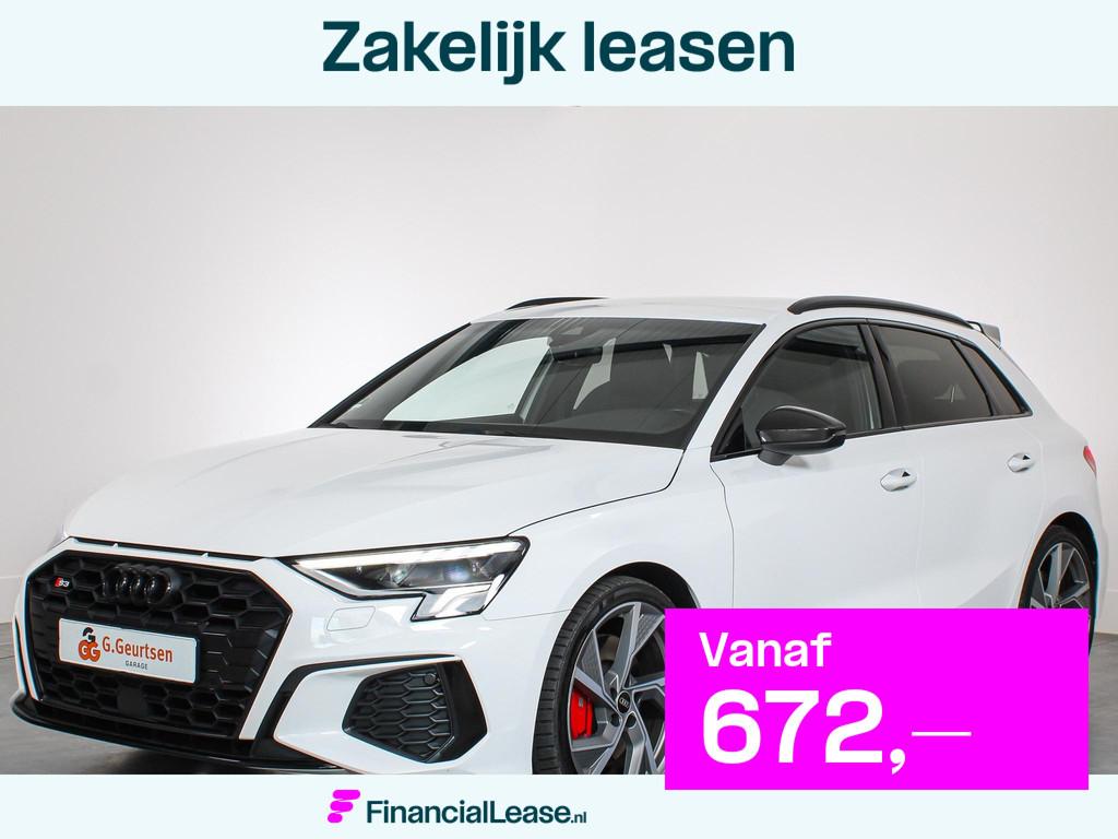 Audi S3 Sportback 2.0 TFSI quattro 310PK LED, Carbon, Virtua, Automaat, S3, Stof, Gebruikt