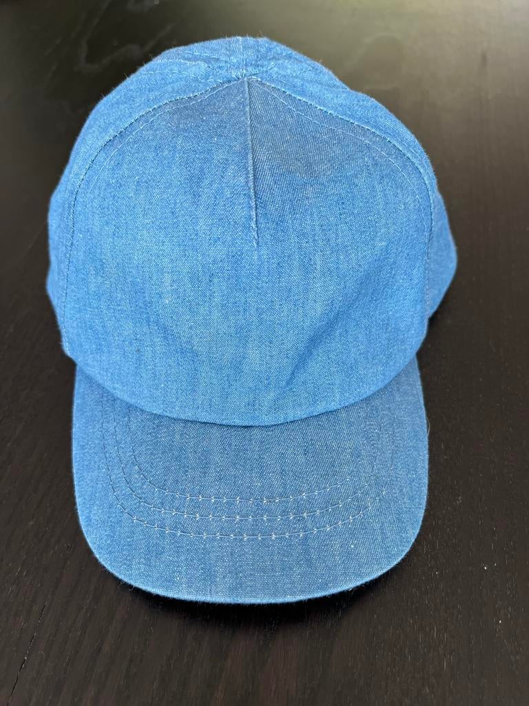 Hema baby pet cap 0-4 maanden maat 50/62 blauw, Maat 50, Ophalen of Verzenden, Zo goed als nieuw, Hema