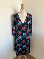King Louie maat L prachtige bloemen crossdress jurk 3060, Zwart, Maat 42/44 (L), Ophalen of Verzenden, Zo goed als nieuw