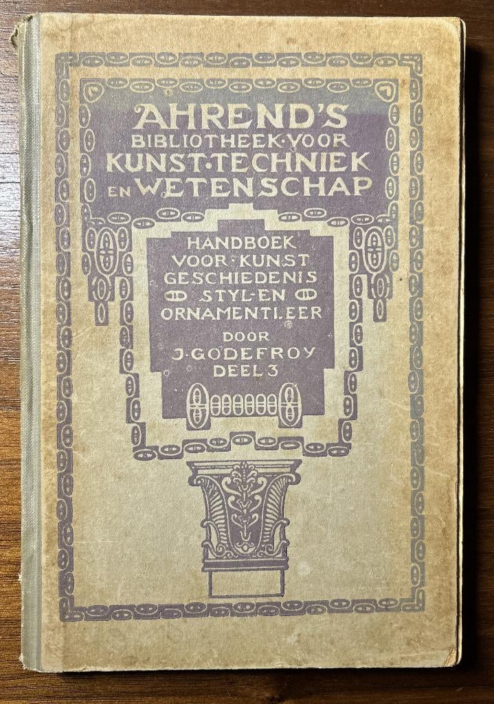 Handboek voor kunstgeschiedenis - stijlen en ornamentle, Ophalen of Verzenden, Gelezen, Architectuur algemeen, J. Godefroy