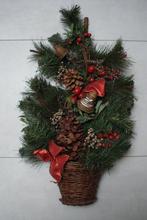 Nw groot kunst kerststuk voordeurversiering kerstversiering, Diversen, Kerst, Ophalen of Verzenden, Nieuw