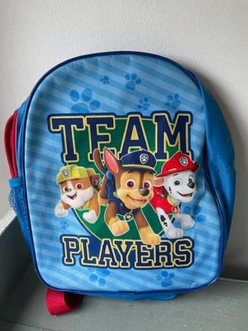 Blauwe kinderrugzak Paw Patrol. Team Players rugzak. 