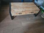 Industriele salontafel, Huis en Inrichting, Ophalen, 100 tot 150 cm, 50 tot 100 cm, Zo goed als nieuw