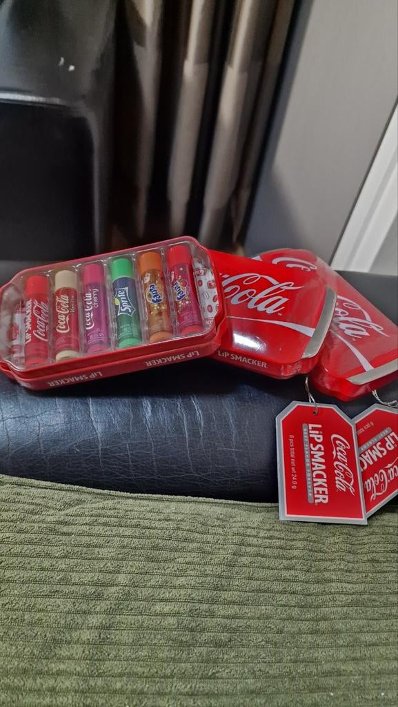 Lip Smacker Coca-Cola Set - Nieuw in verpakking, Lippen, Nieuw, Ophalen of Verzenden, Make-up