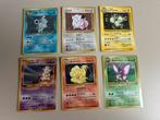 Vintage Japanse Pokemon Kaarten, 3x swirl, dark blastoise, Ophalen, Gebruikt, Losse kaart, Foil
